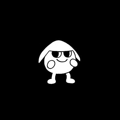 The original black and white drawing of Cuppy